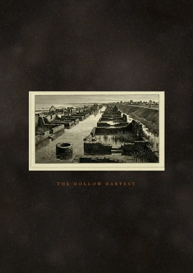 The Hollow Harvest: cover of the bestiary, twenty creatures with full stat blocks