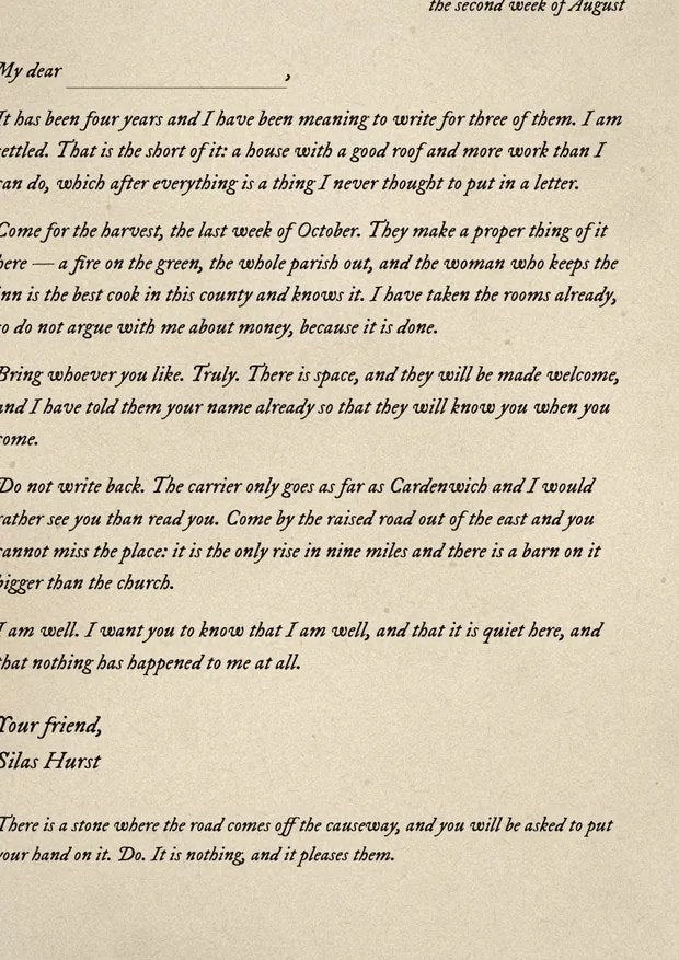The Hollow Harvest: cover of the handouts book, eight documents to print and hand to the players
