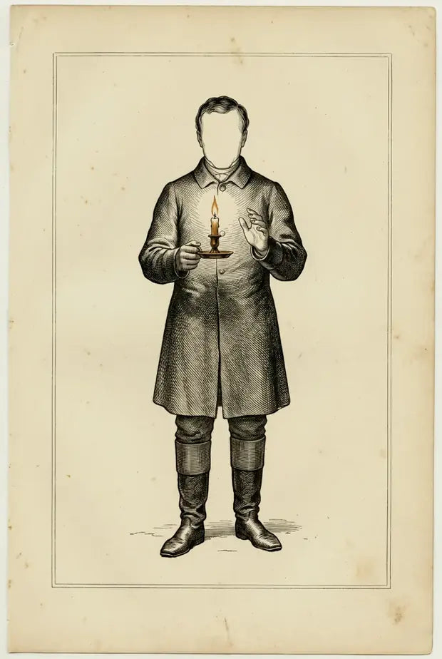 The Bare Entry, engraved plate