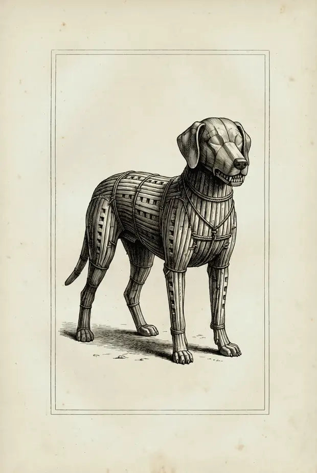 Notchwood Hound, engraved plate