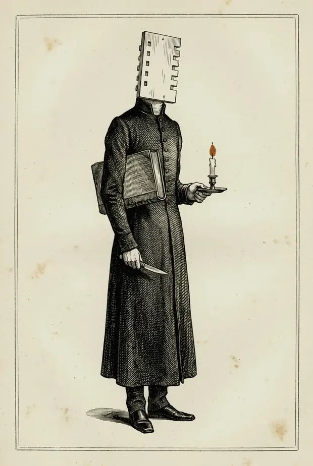 The Tallyman, engraved plate