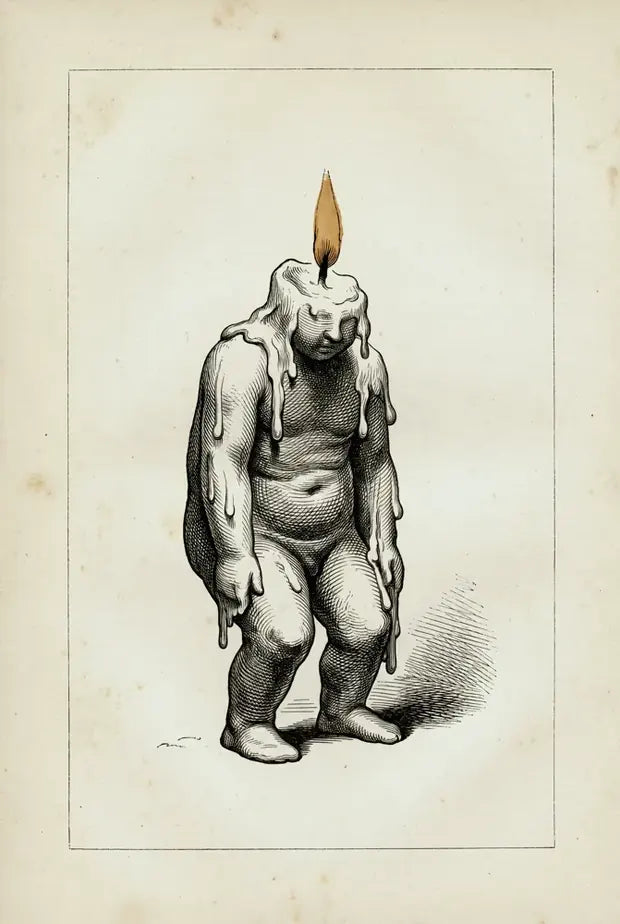 Tallowling, engraved plate